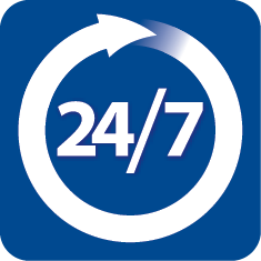 Operating 24 hours a day, 7 days a week